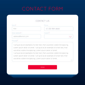 Web Contact Form