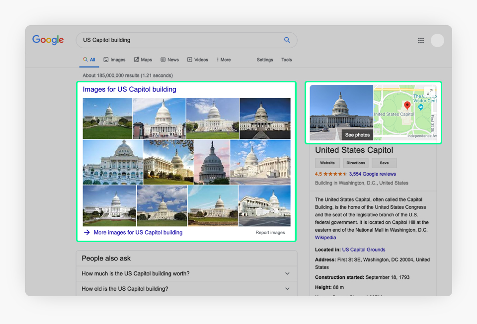 google search capitol house building