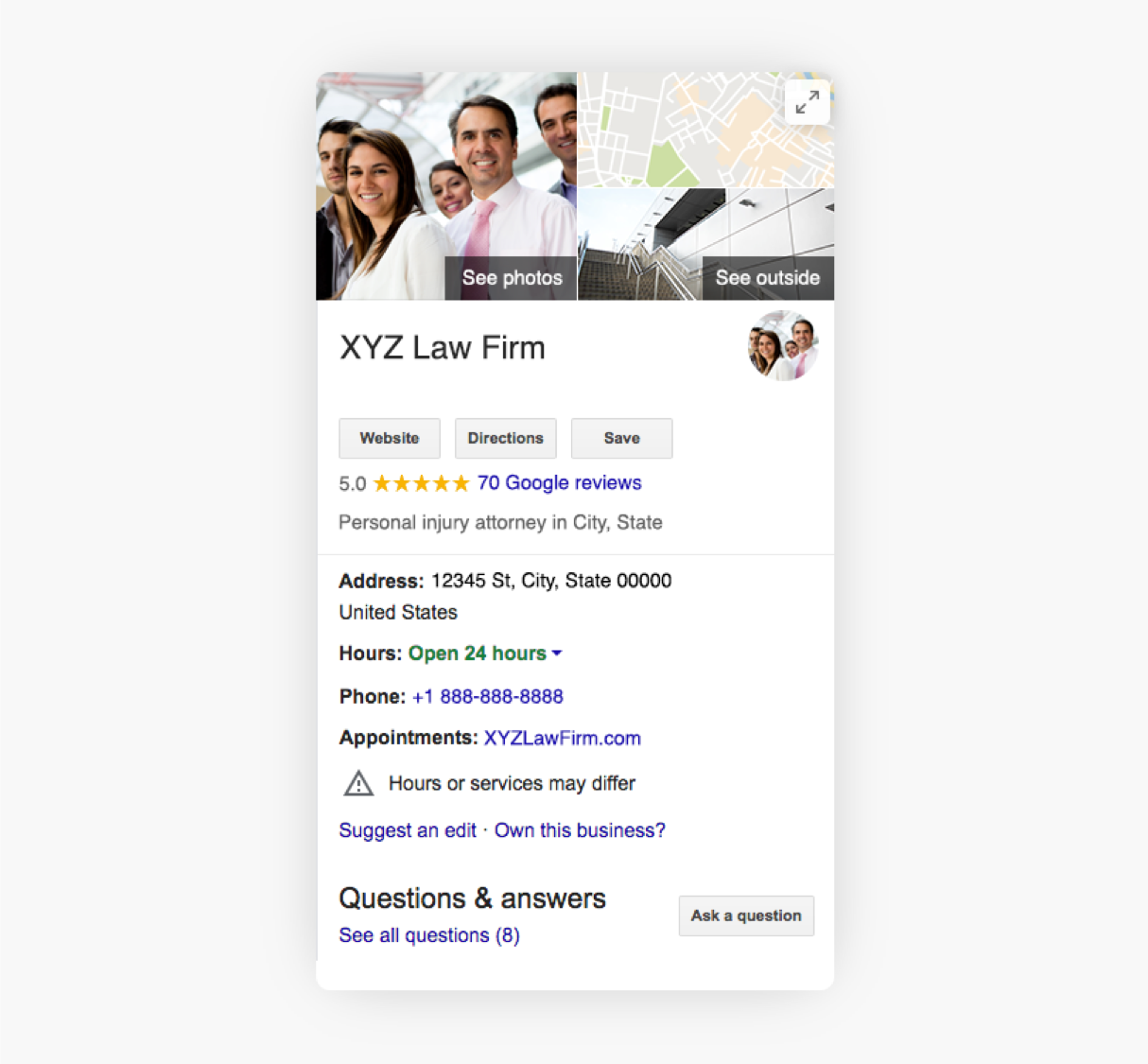 XYZ Law Firm Profile