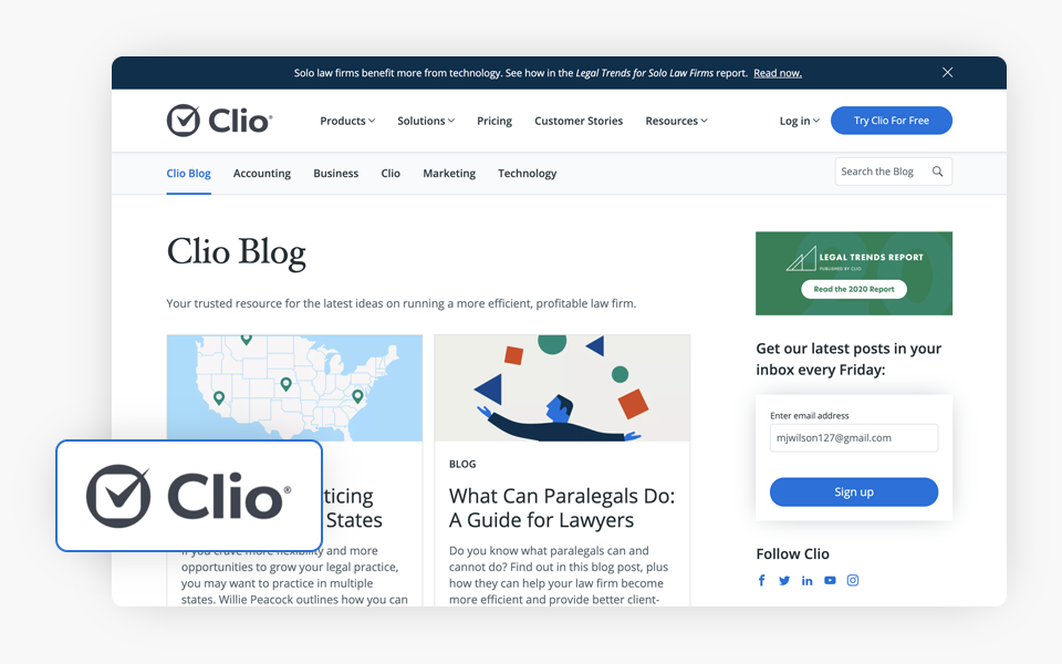 Clio Blog