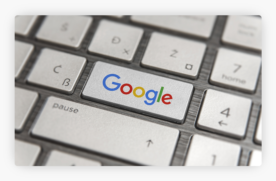 Google Logo in Keyboard