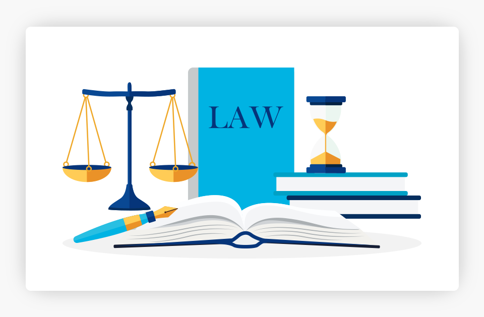 Law Scale and Book