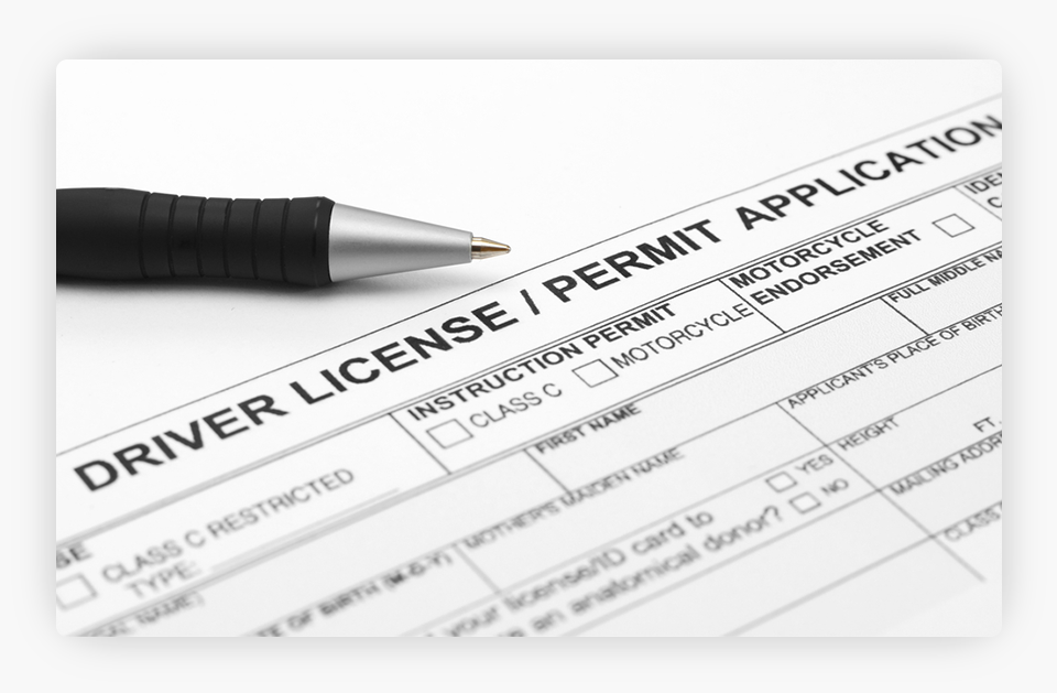 Driver License Permit Application