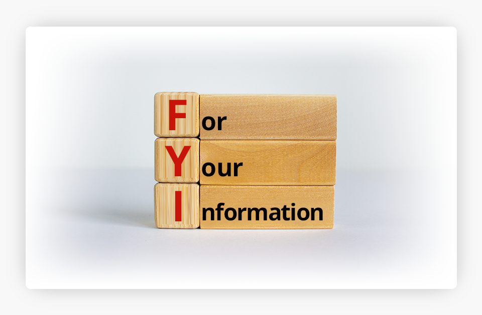Wooden Blocks That Read For Your Information
