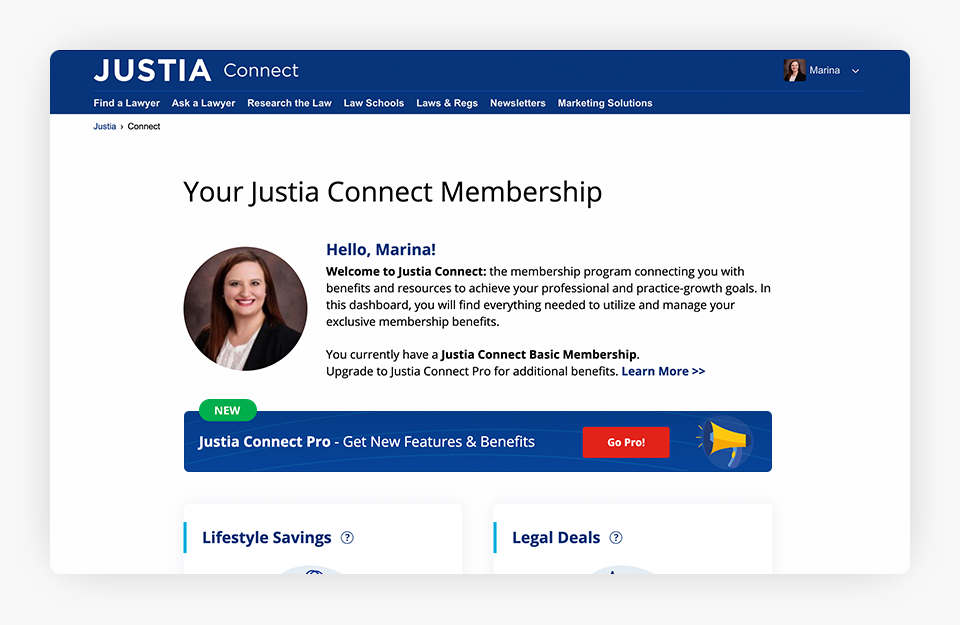 Justia Connect Membership