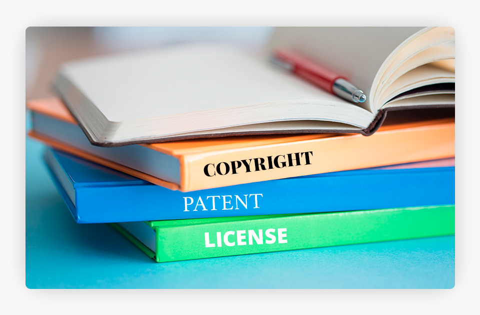 Copyright, Patent, and License Books