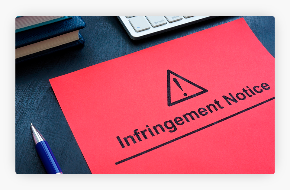 Infringement notice