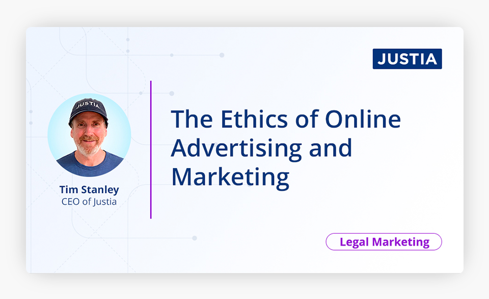 The Ethics of Online Advertising and Marketing Screenshot