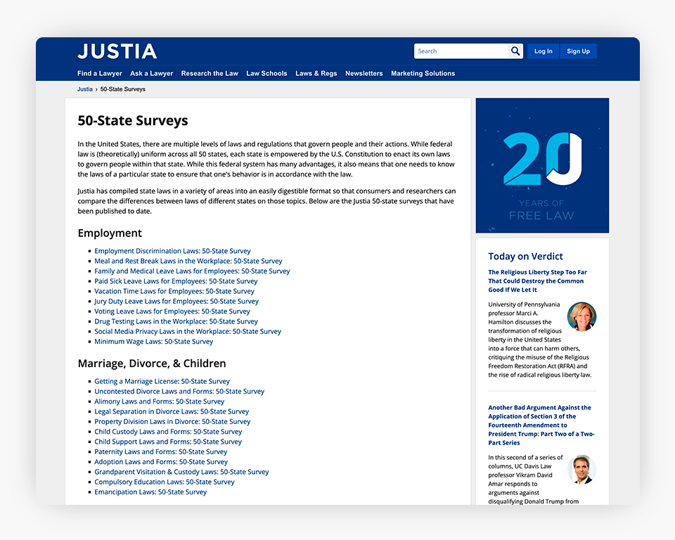 50 State Surveys Image