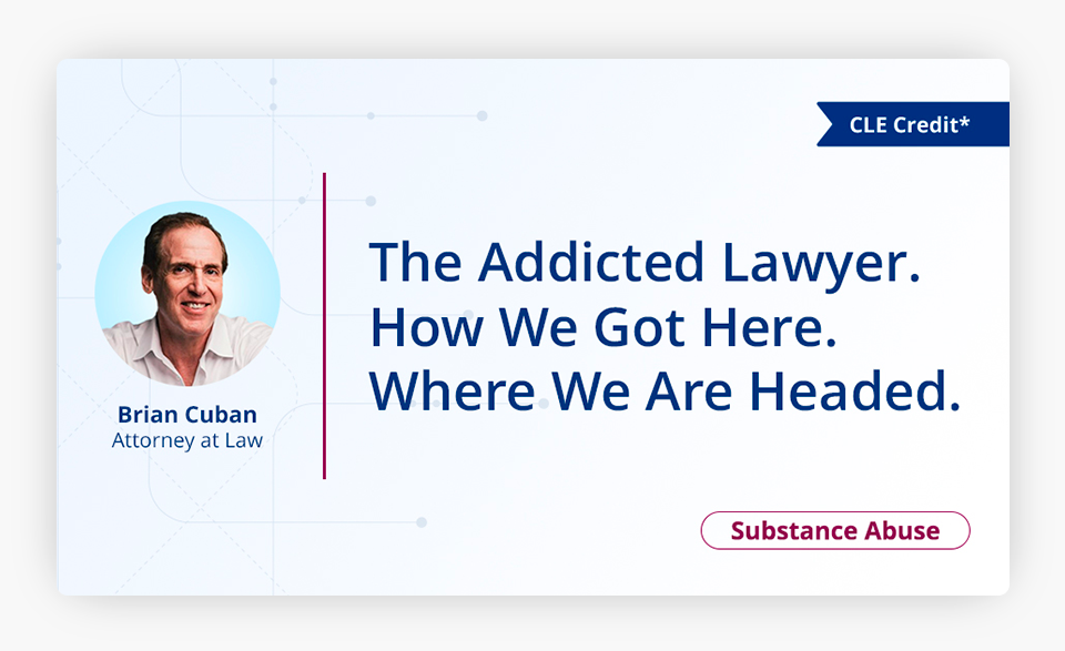 The Addicted Lawyer Webinar Cover