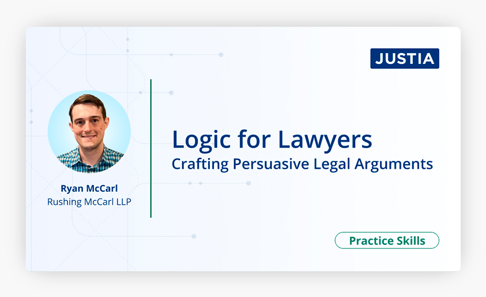 Logic for Lawyers Crafting Persuasive Legal Arguments Cover