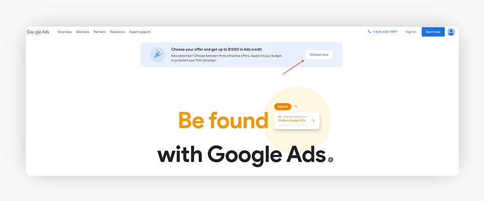 Be found with Google Ads