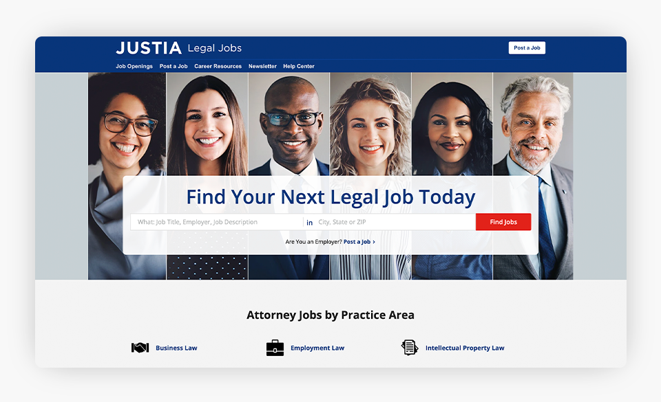 Featured Listings in Justia Legal Jobs