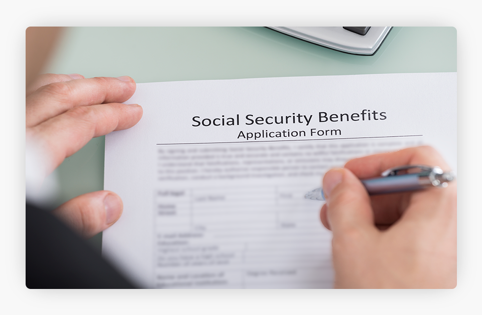 Social Security Benefits Application Form