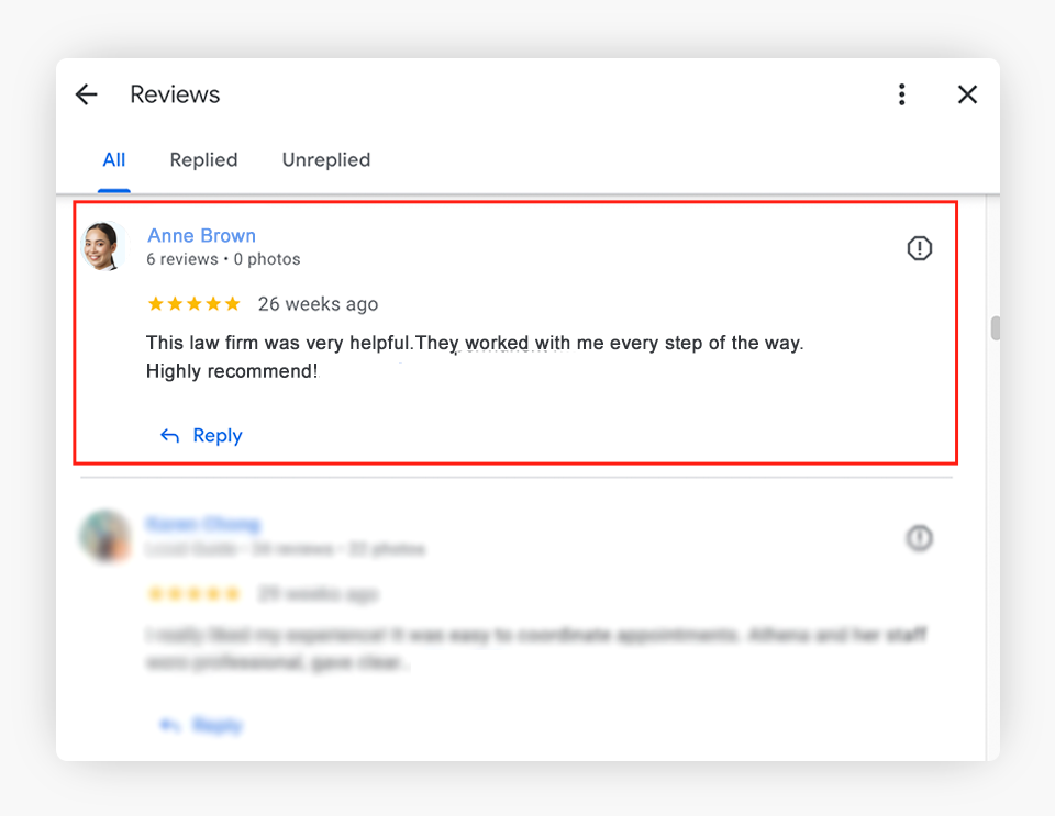 How to Reply a Google Review