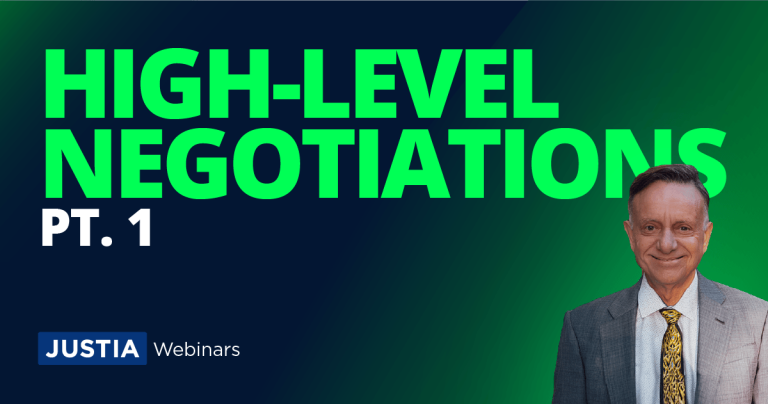 High-Level Negotiations: When Losing Is Not An Option (Part 1)