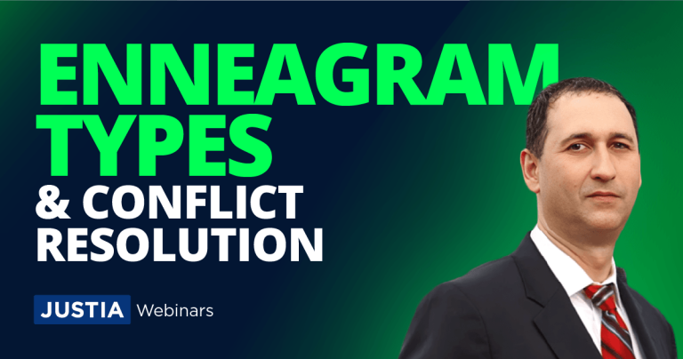 Personality as a Conflict Resolution Tool: Exploring the Enneagram Types